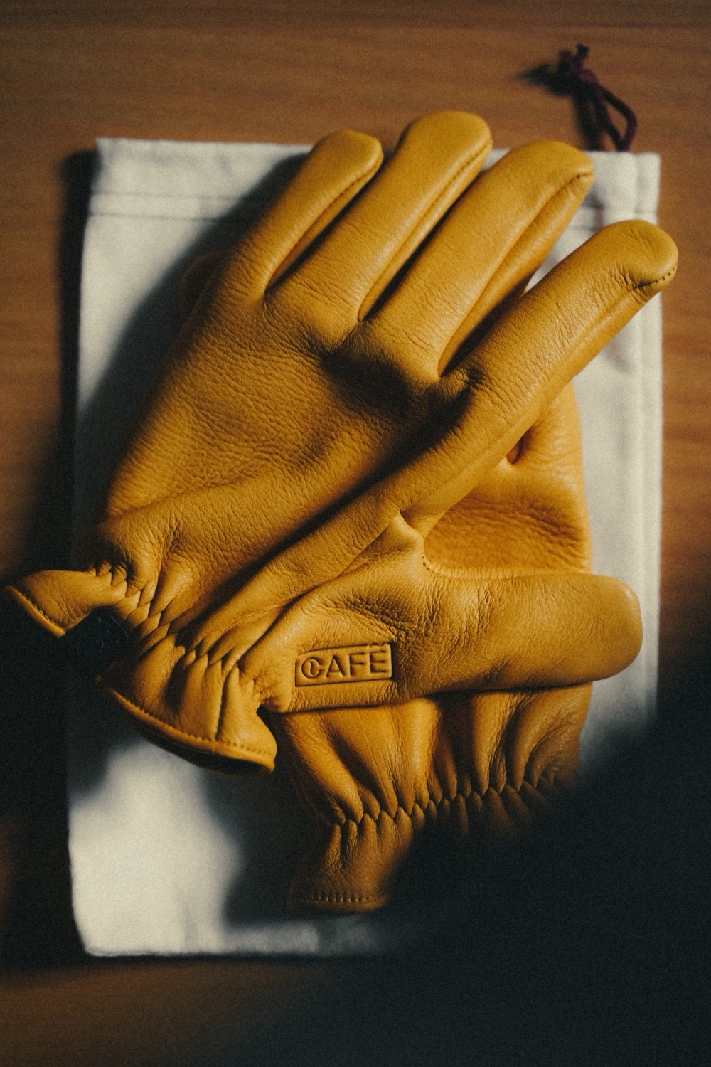CAFE LEATHER MOTORCYCLE GLOVES